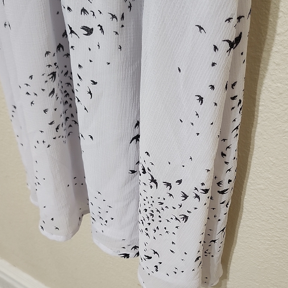 H&M White Ruffled Sleeveless Mini Dress - Picture 8 of 12